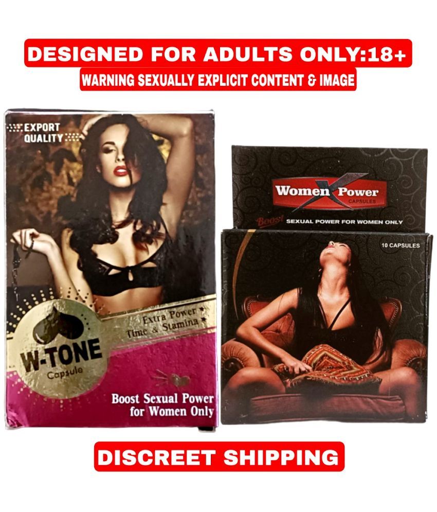     			combo of Dr. Chopra Women X Power Capsule & Dr. Chopra W-Tone Capsule for  Sexual Power For Women