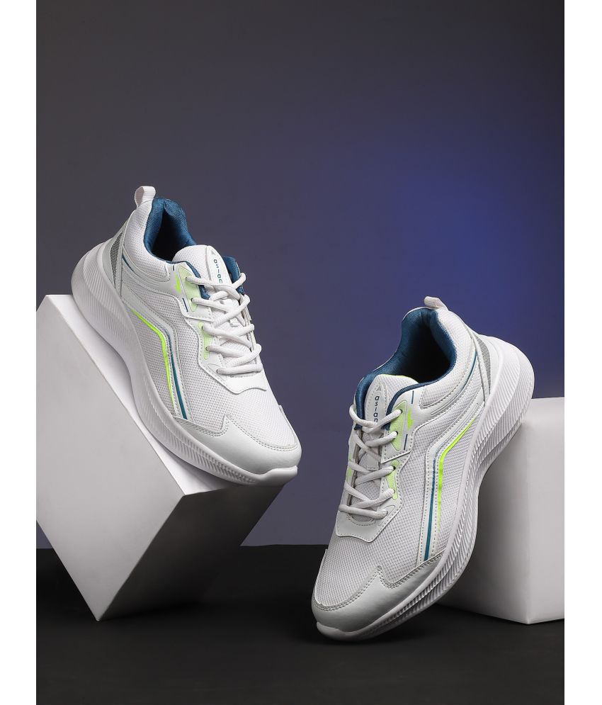     			ASIAN ELECTRIC-06 White Men's Sports Running Shoes