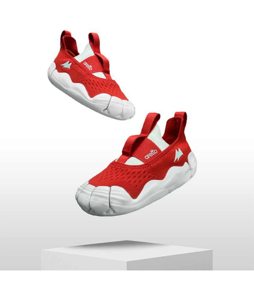     			Aretto - Red Boy's Sneakers ( 1 Pair )