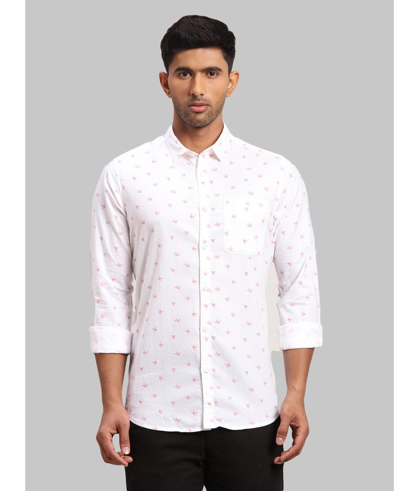     			Colorplus 100% Cotton Regular Fit Printed Full Sleeves Men's Casual Shirt - White ( Pack of 1 )