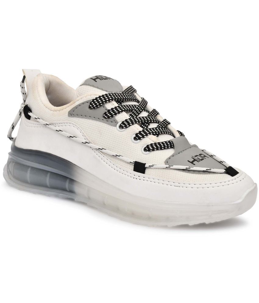     			HiDa White Men's Lifestyle Shoes