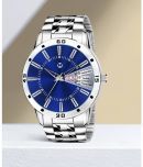 Wizard Times Silver Stainless Steel Analog Men's Watch