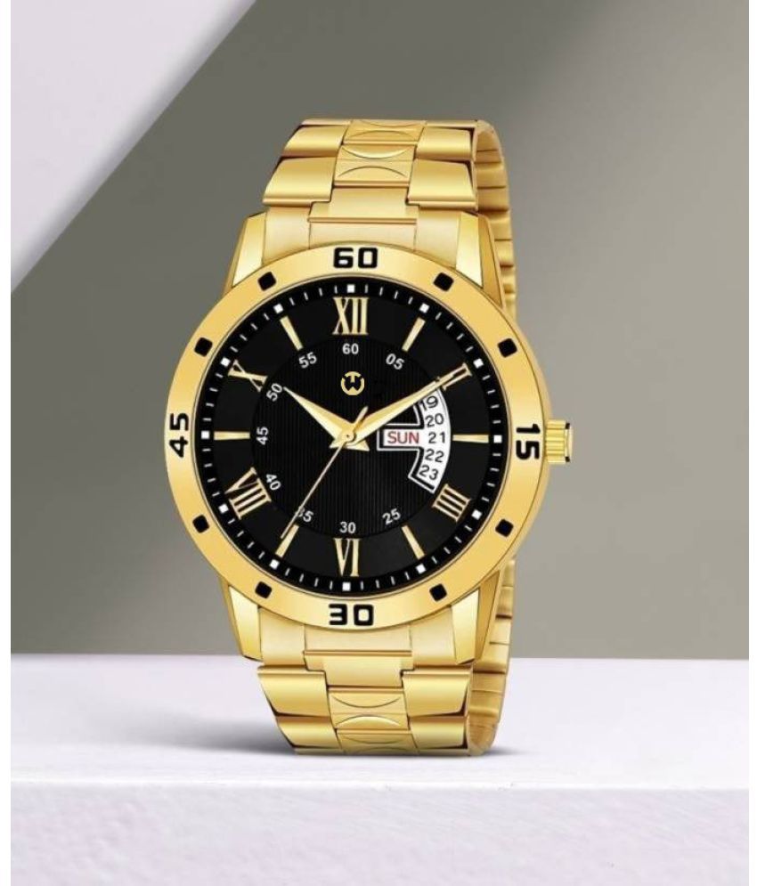     			Wizard Times Gold Stainless Steel Analog Men's Watch