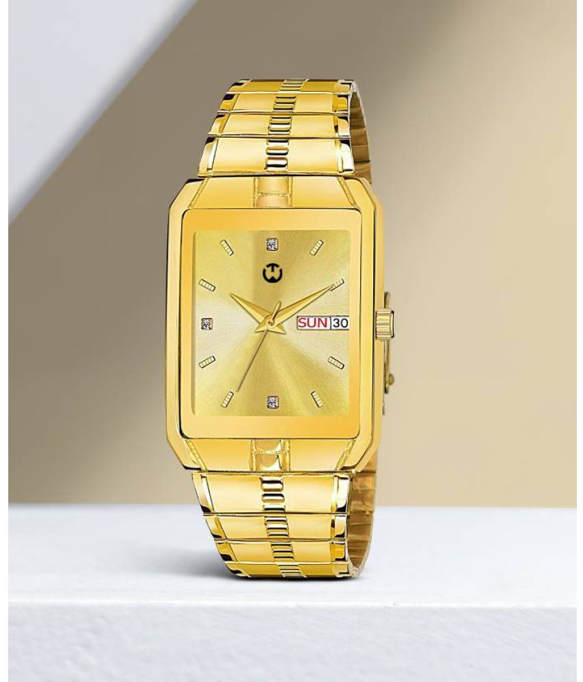     			Wizard Times Gold Stainless Steel Analog Men's Watch