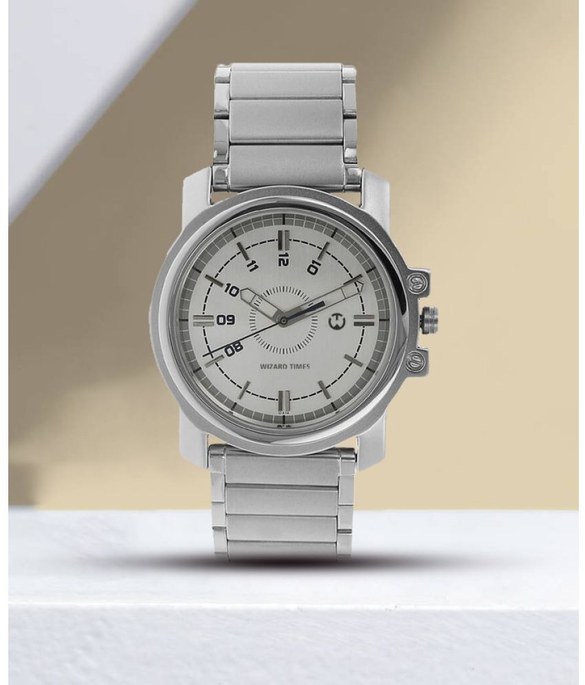     			Wizard Times Silver Stainless Steel Analog Men's Watch