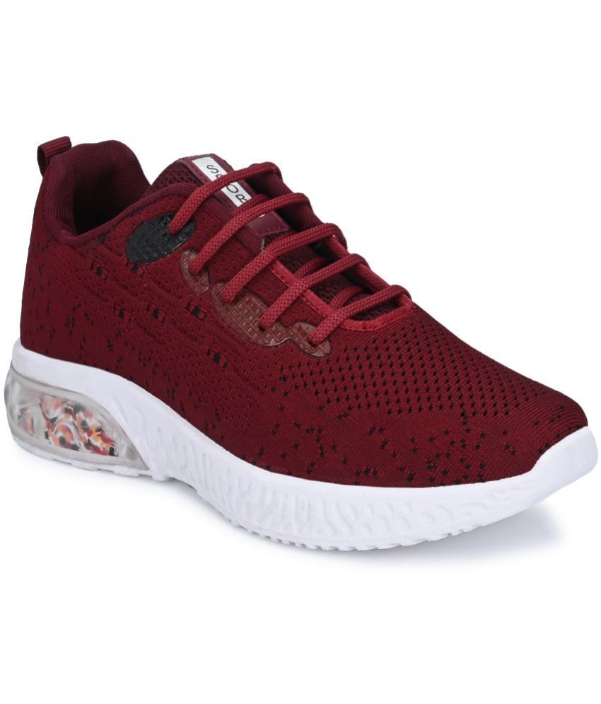     			Birde Maroon Men's Sports Running Shoes