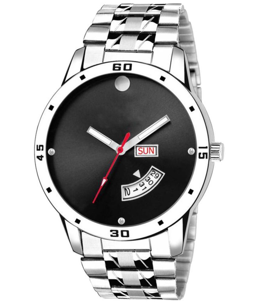     			Loretta Silver Metal Analog Men's Watch