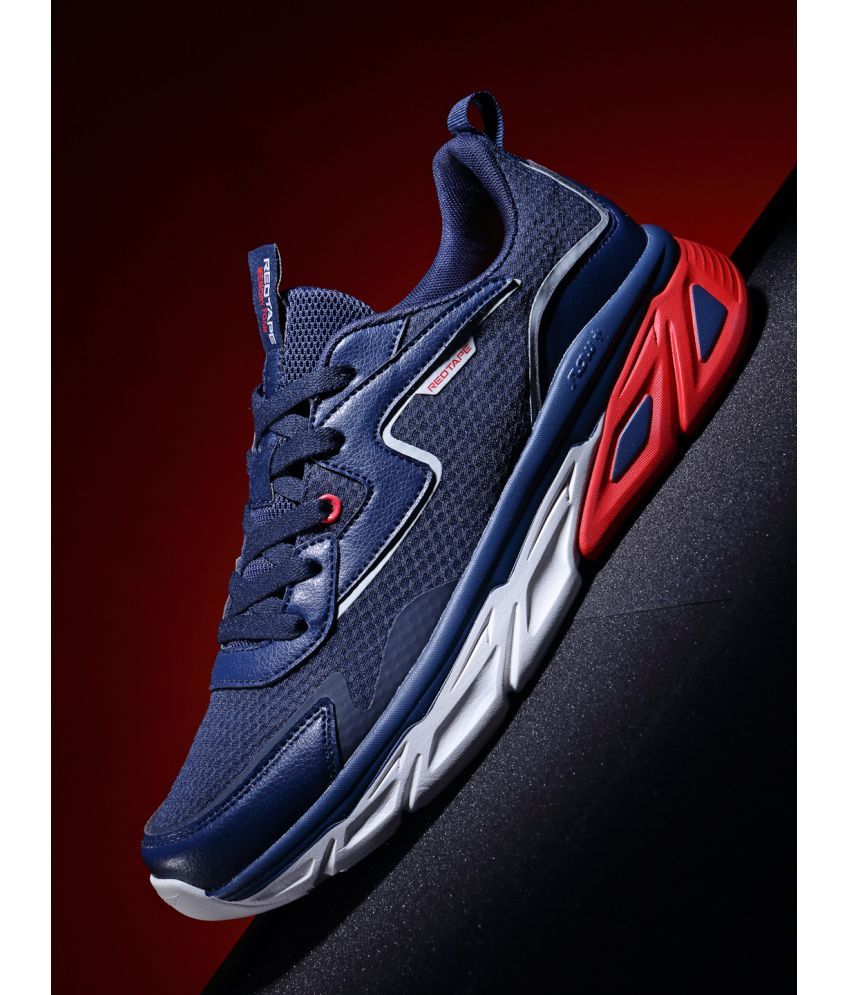     			Red Tape Navy Men's Sports Running Shoes