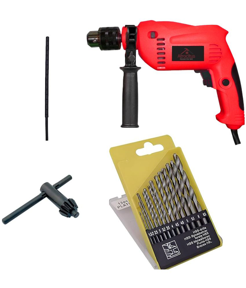     			Atrocitus - Kit of 3- 870 850W 13mm Corded Drill Machine with Bits