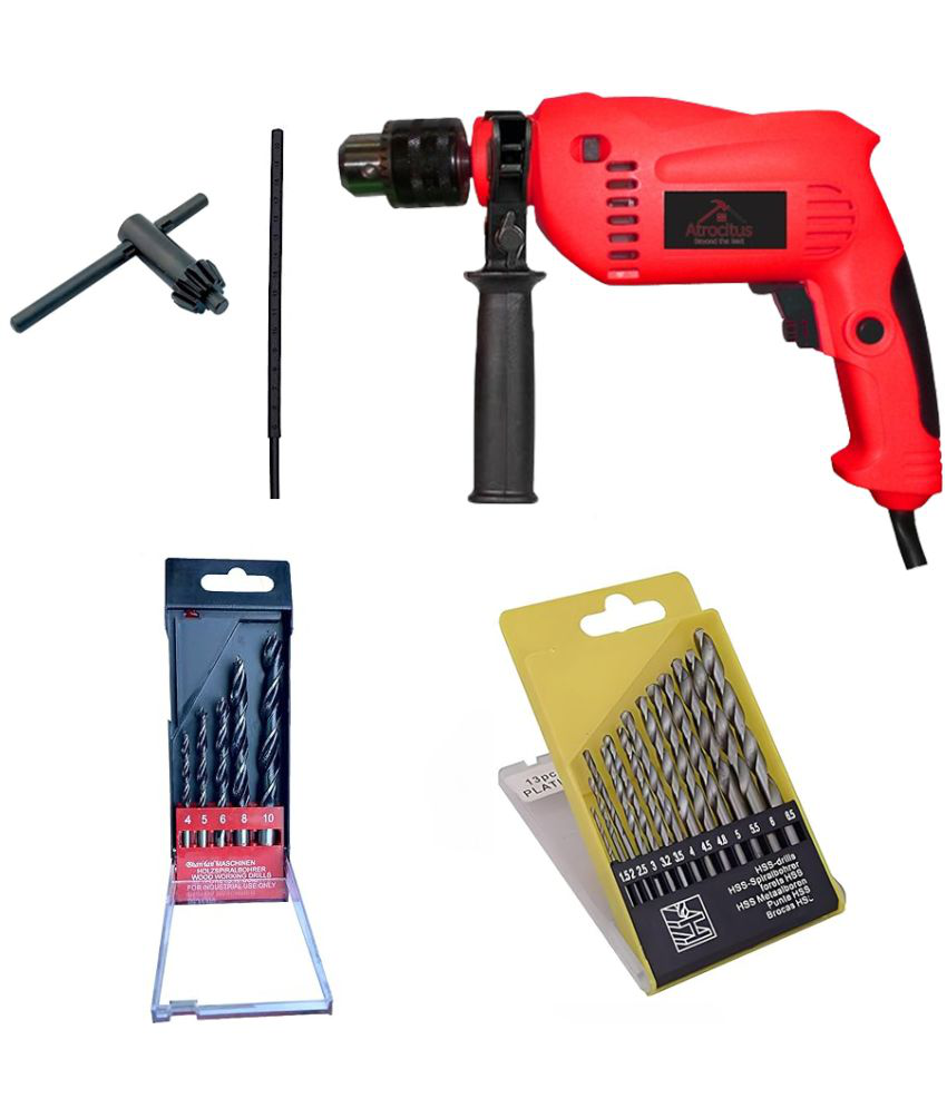     			Atrocitus - Kit of 4- 891 850W 13mm Corded Drill Machine with Bits