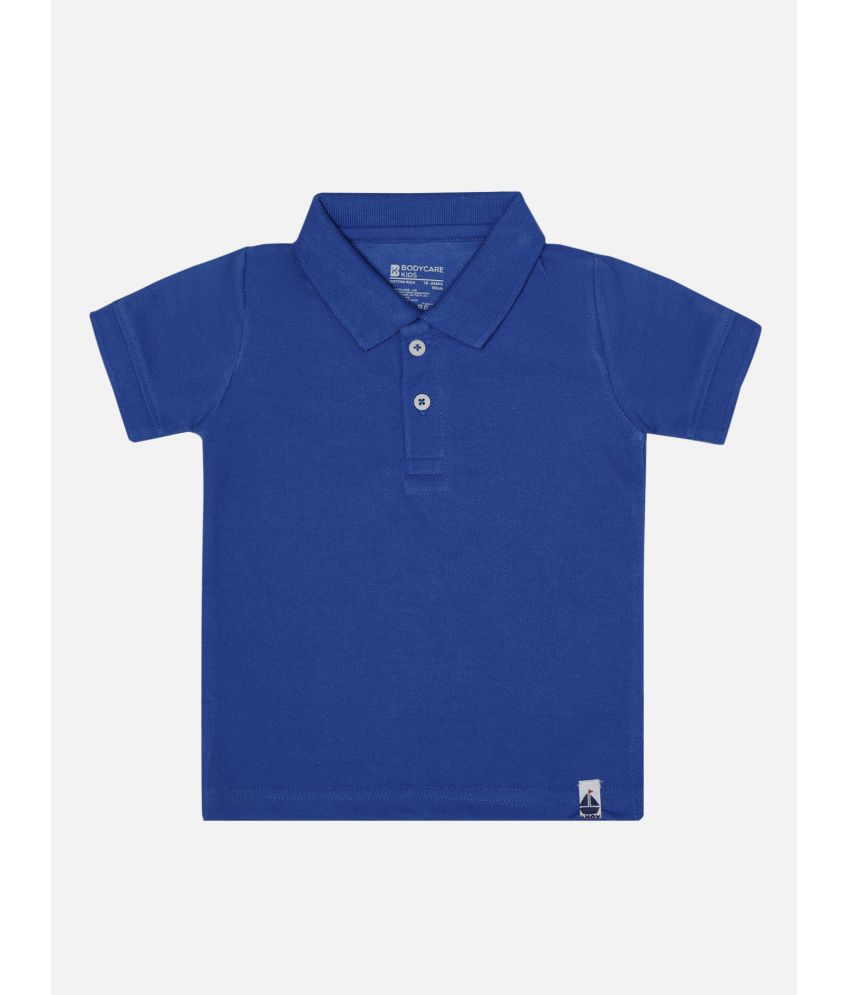     			Bodycare Blue Cotton Blend Boy's Polo T-Shirt ( Pack of 1 )