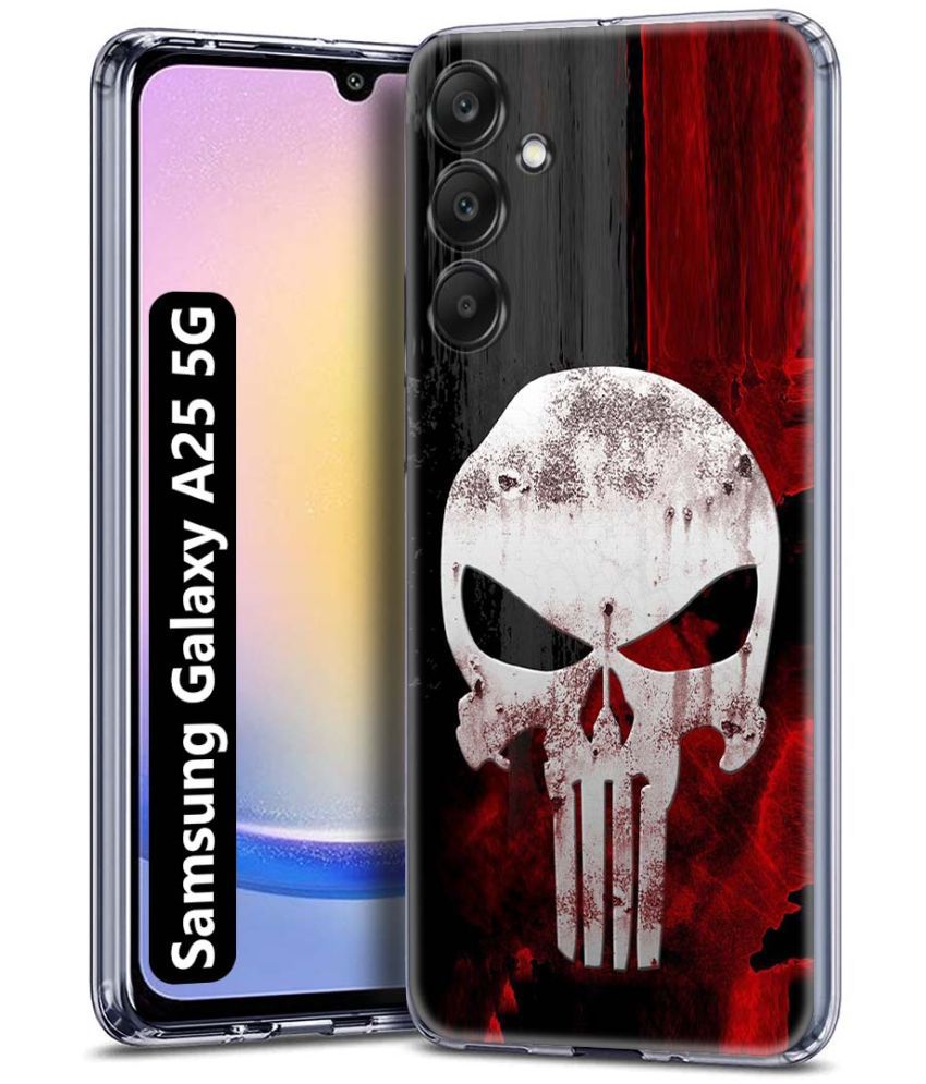     			Fashionury Multicolor Printed Back Cover Silicon Compatible For Samsung Galaxy A25 5G ( Pack of 1 )