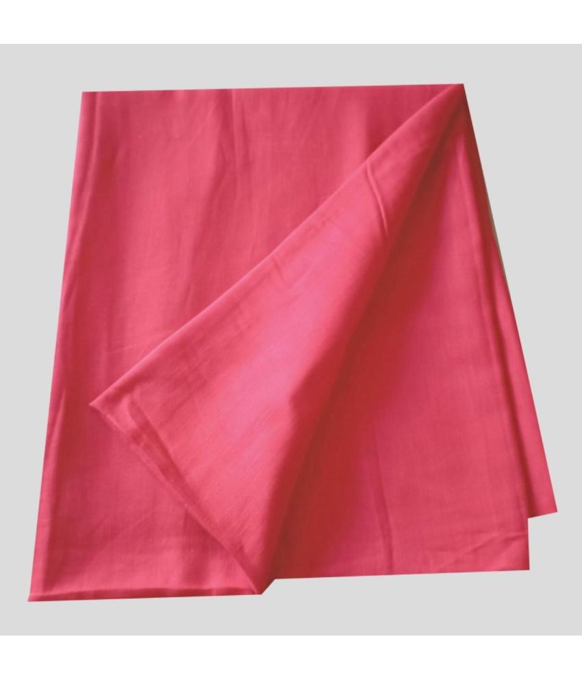     			JOHN STELLAR Red Cotton Men's Unstitched Shirt Piece ( Pack of 1 )