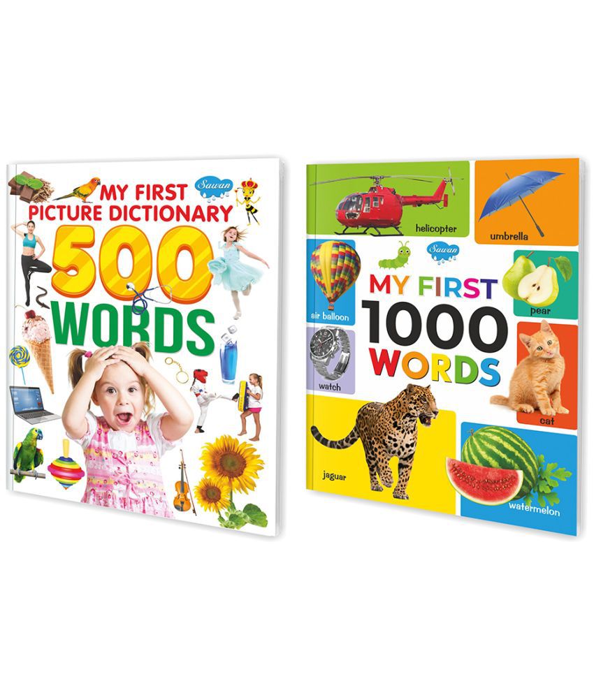     			My First Picture Dictionary 500 Words-PB, My First 1000 Words | Set Of 2 Picture Books (Paperback, Manoj Publications Editorial Board)