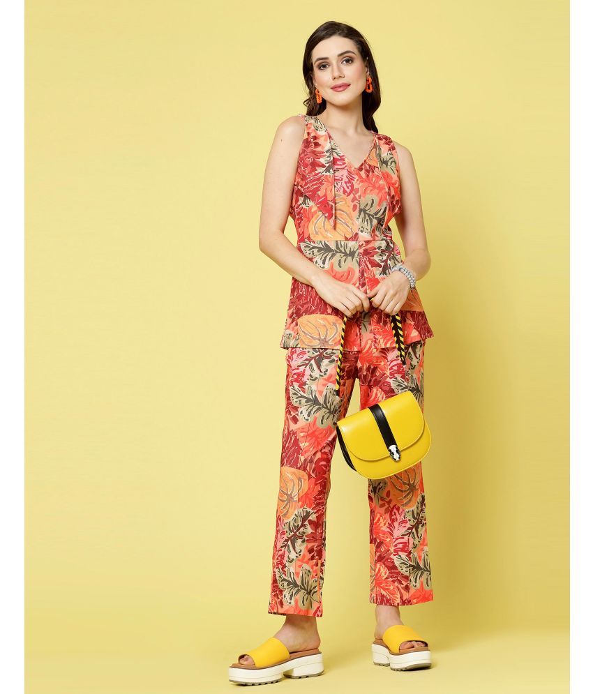     			Selvia Multicolor Printed Pant Top Set