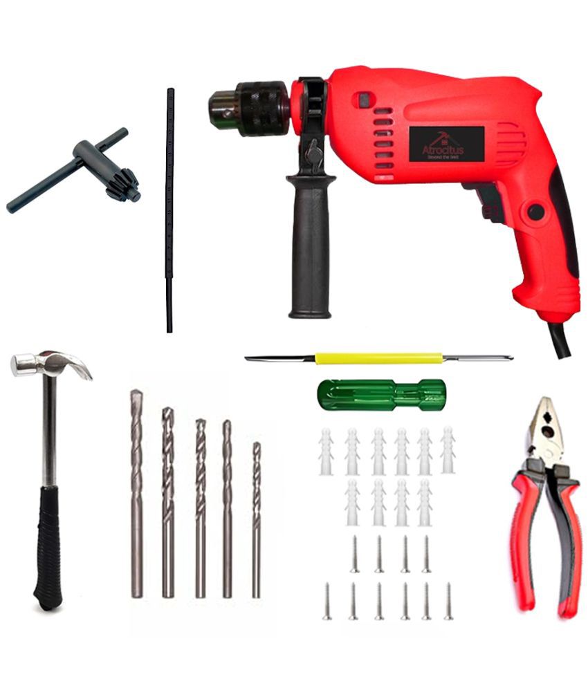     			Atrocitus - Kit of 7- 321 850W 13mm Corded Drill Machine with Bits
