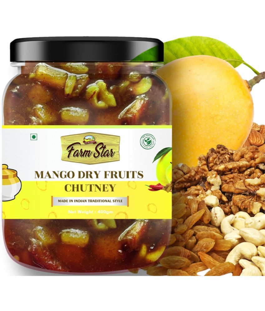     			Farm Star Sour & Sweet Mango Dryfruits Chutney 400 g