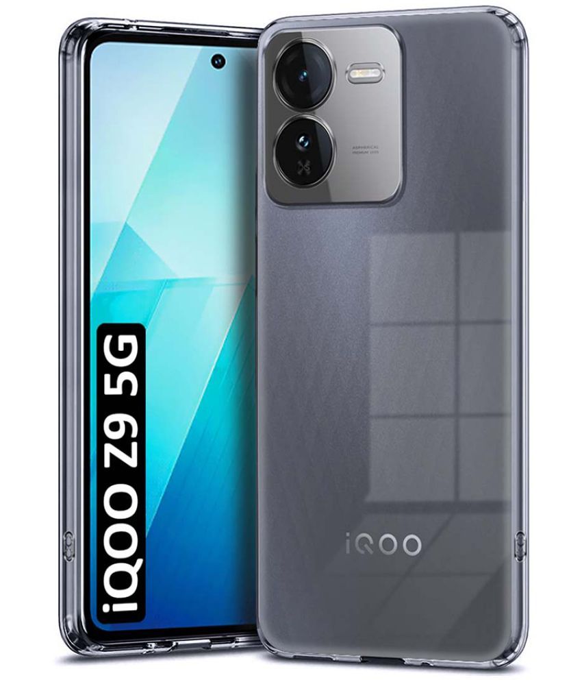     			Fashionury Plain Cases Compatible For Silicon iQOO Z9 5G ( Pack of 1 )