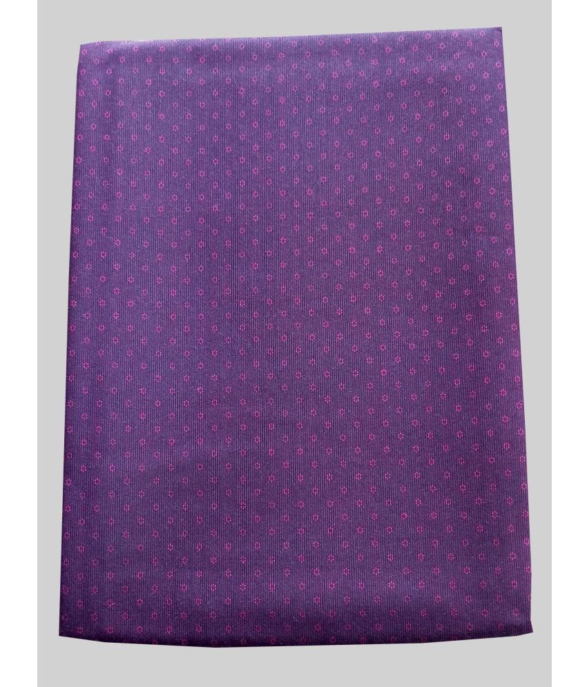     			JOHN STELLAR Purple Cotton Blend Men's Unstitched Shirt Piece ( Pack of 1 )