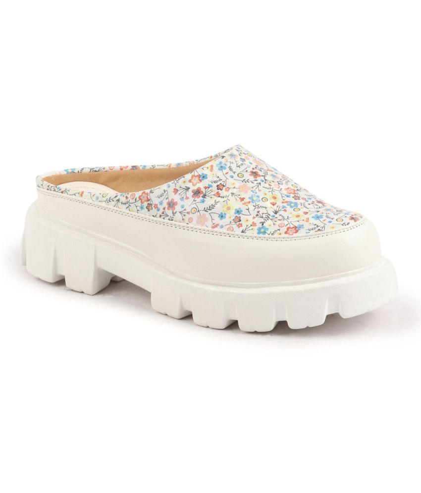     			Fausto White Women's Slip On