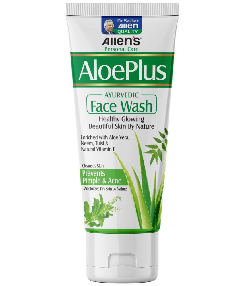     			ALLEN AloePlus Ayurvedic Face Wash Gel 100 ml Pack Of 2