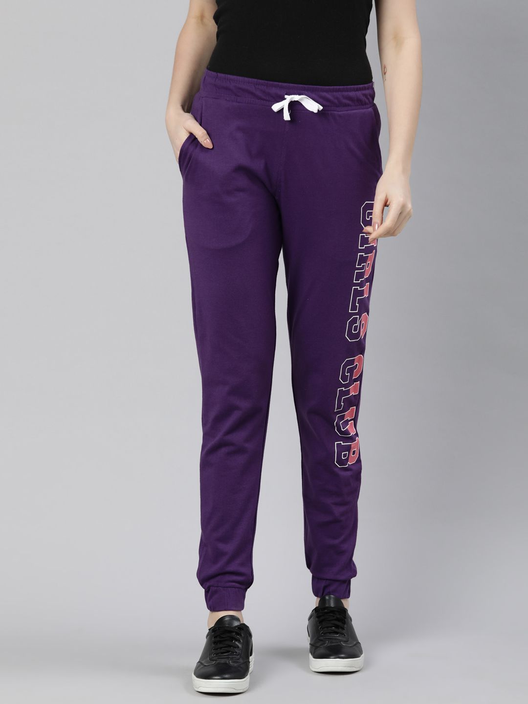     			Dixcy Slimz Purple Cotton Women's Running Joggers ( Pack of 1 )