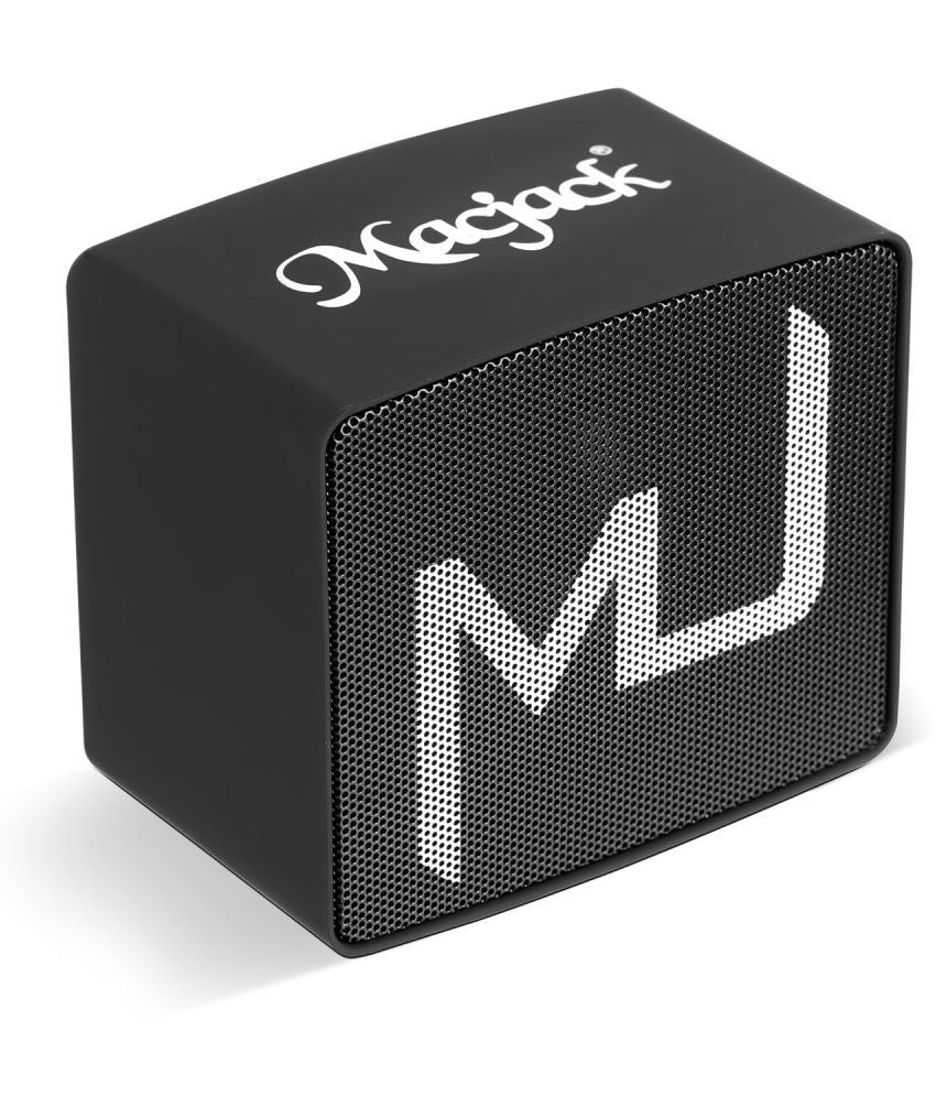     			Macjack Wave 120 3 W Bluetooth Speaker Bluetooth v5.0 with Call function,3D Bass Playback Time 10 hrs Black