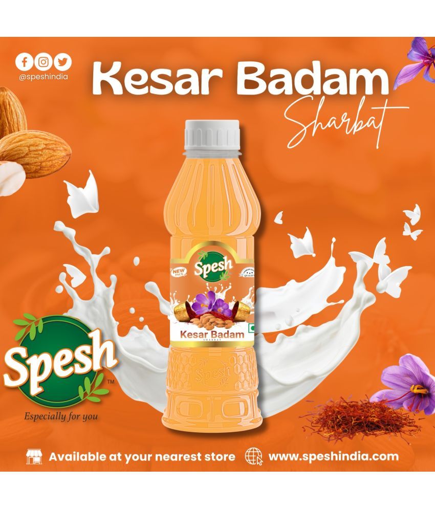     			SPESH KESAR BADAM Sharbat 750 mL