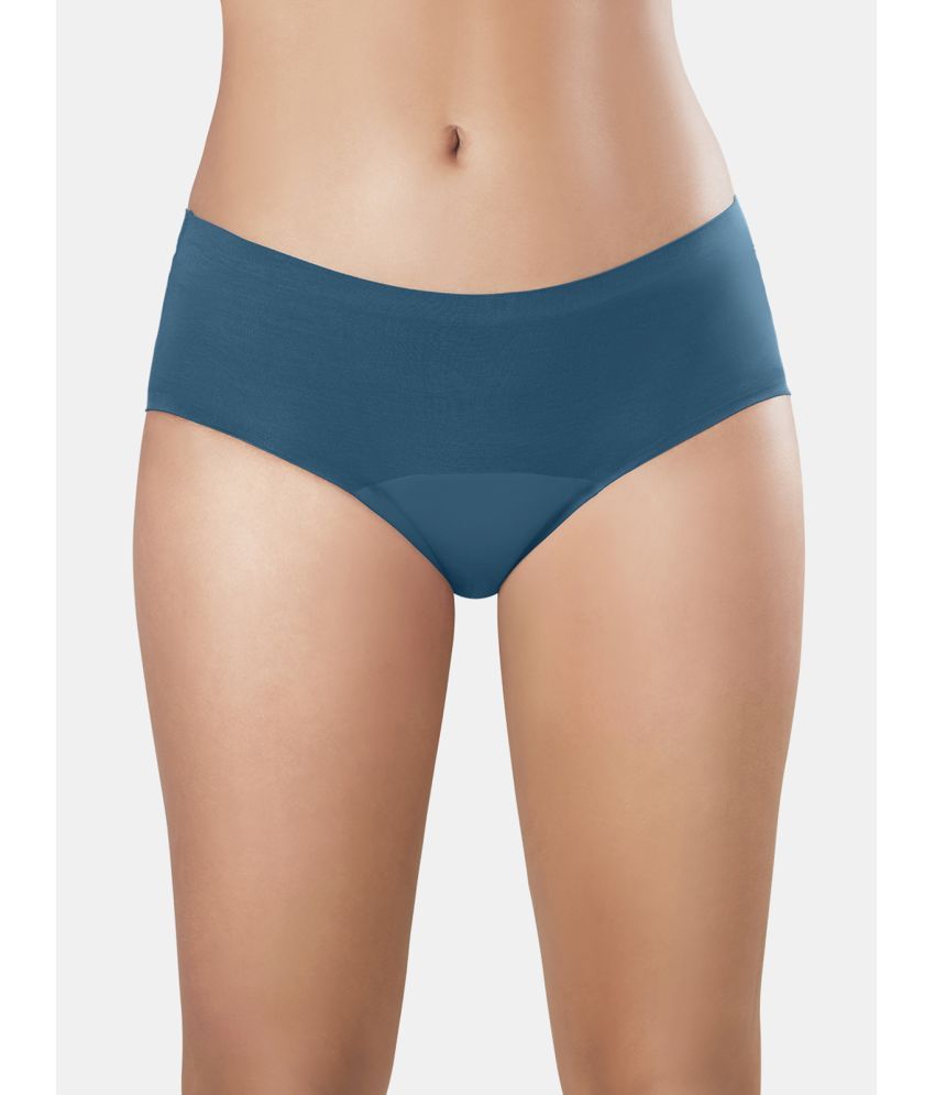     			Sonari Nylon Solid Women's Periods ( Blue ) Seamless pp