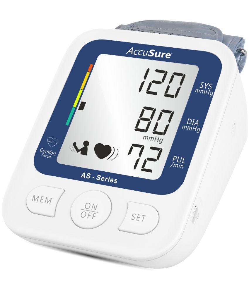     			AccuSure AS Series Automatic and Advance Feature Blood Pressure Monitoring System, White