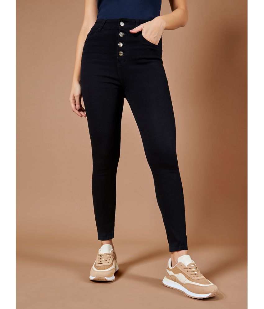     			Dolce Crudo - Black Denim Skinny Fit Women's Jeans ( Pack of 1 )