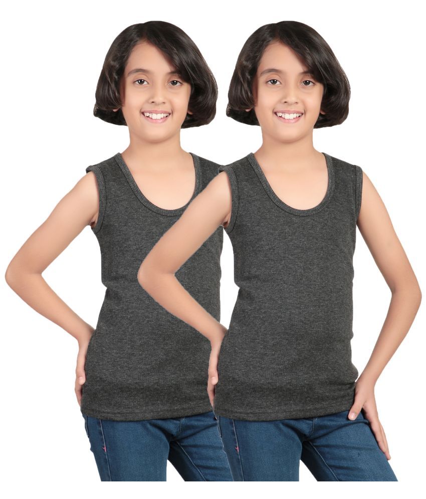     			Dyca Unisex Round Neck Sleeveless Thermal Top Pack Of 2