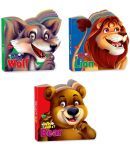 Wolf, Lion, Bear | Set Of 3 Story Books By Sawan (Board Book, Sawan)