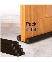 Croon Door Bottom Sealing Strip Guard For Door (Size-36 inch) (Pack of 4 ) (Brown) Door Seal