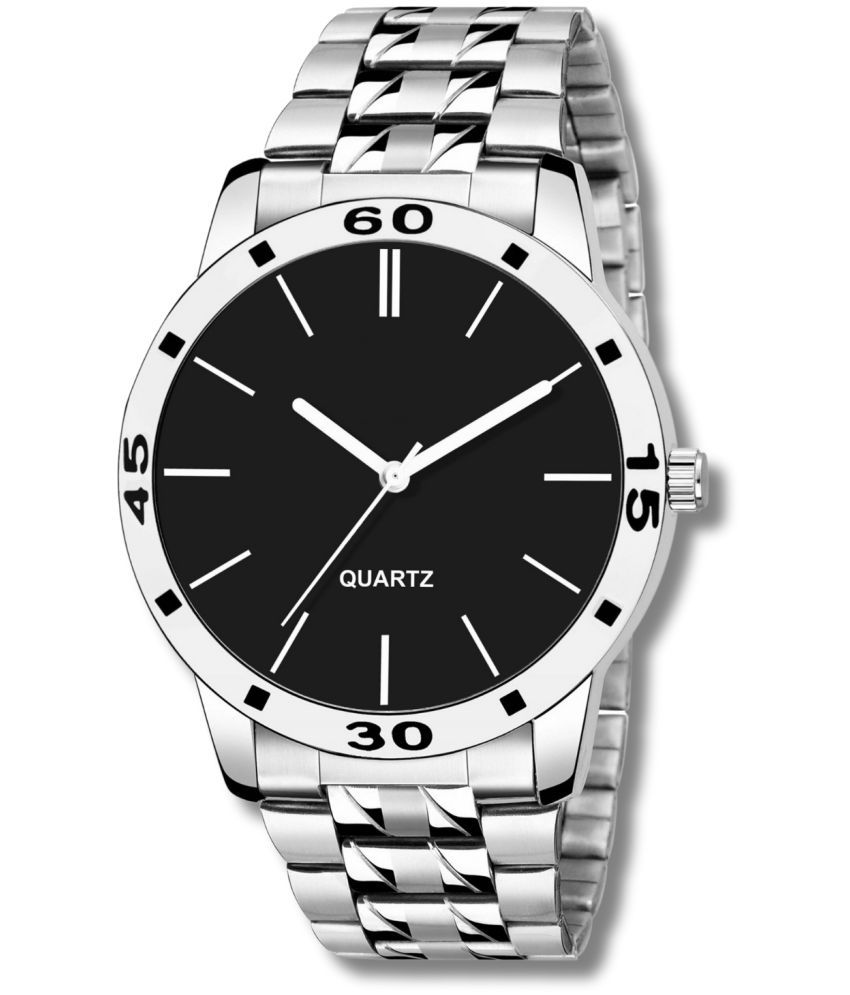     			AQUA BLISS Silver Stainless Steel Analog Men's Watch