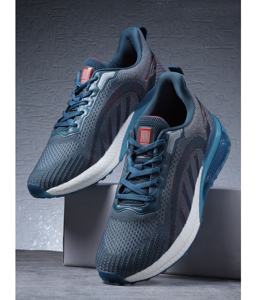     			ASIAN SUPERPOWER-02 Sea Green Men's Sports Running Shoes