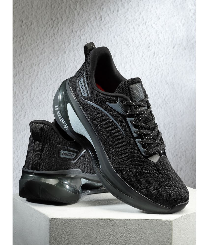     			ASIAN SUPERSTAR-01 Black Men's Sports Running Shoes