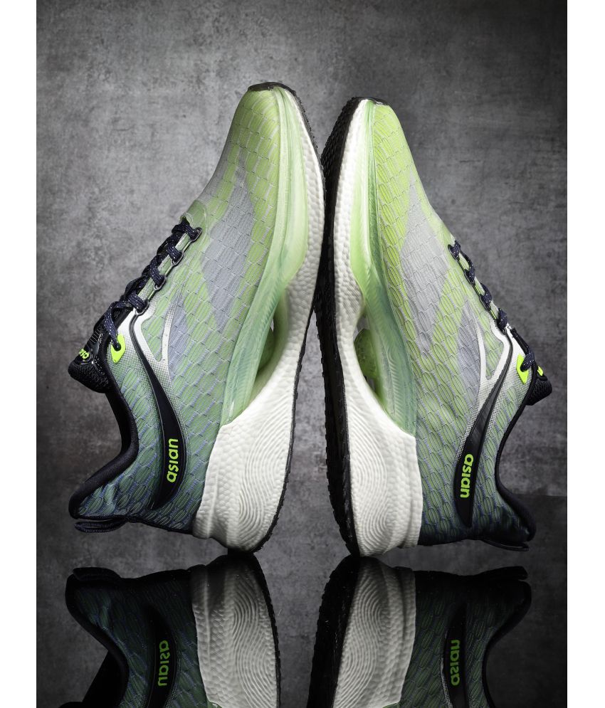     			ASIAN SUPERSTAR-03 Green Men's Sports Running Shoes