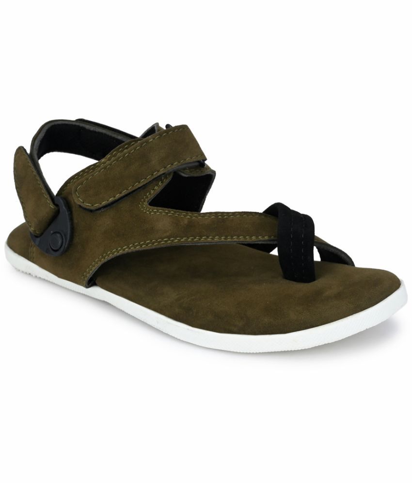     			Big Fox - Green Men's Floater Sandals