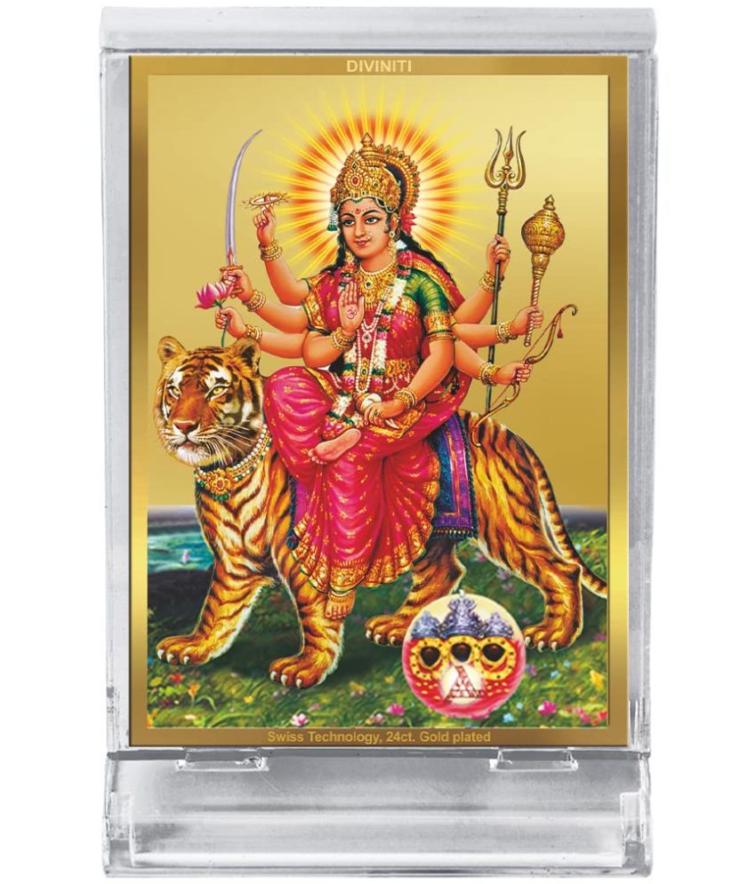    			Diviniti Goddess Durga Ideal For Car Dashboard ( Pack of 1 )