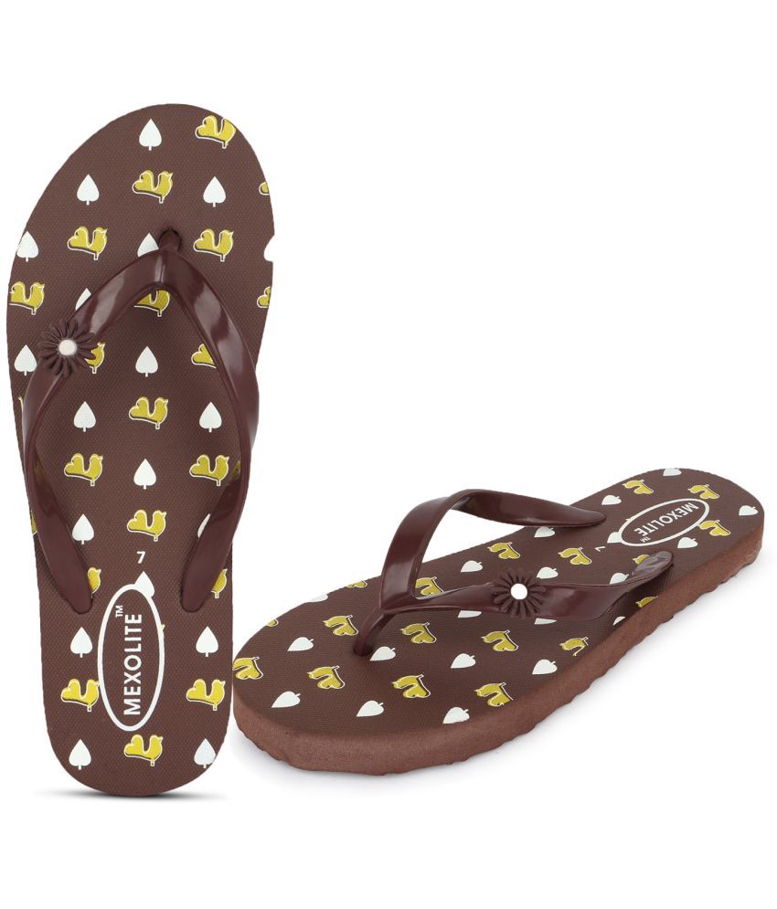     			Mexolite Brown Women's Flip Flop