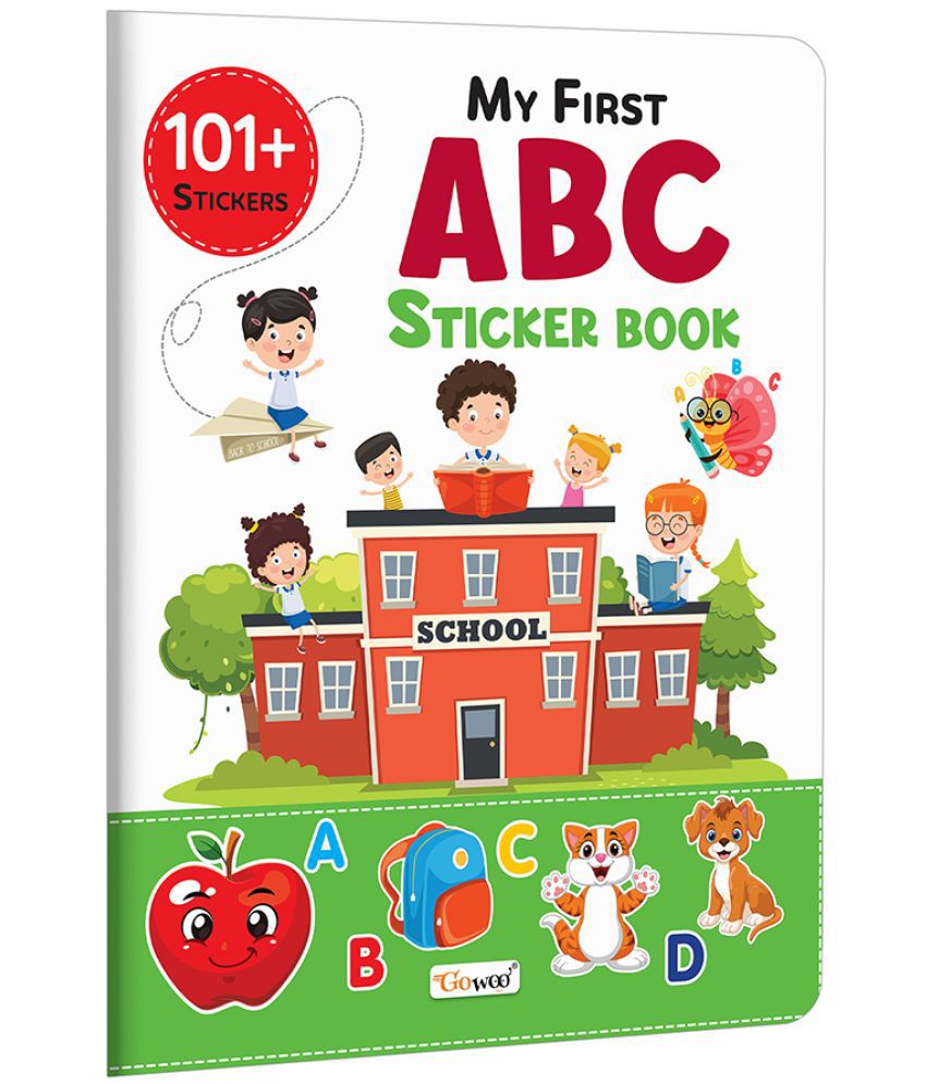     			"My First ABC Sticker Book: Alphabet learning for Kids, Sticker Fun learning, 101+ Stickers Adventures for Kids, Fun Learning Adventure for kids Ages 3-12."