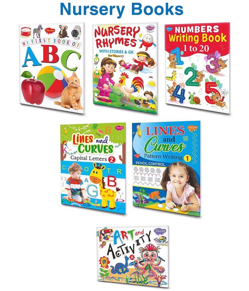     			Sawan Present Nursery Books (Set of 6)  (Reading, Writing, Learning) | By ManojPublications