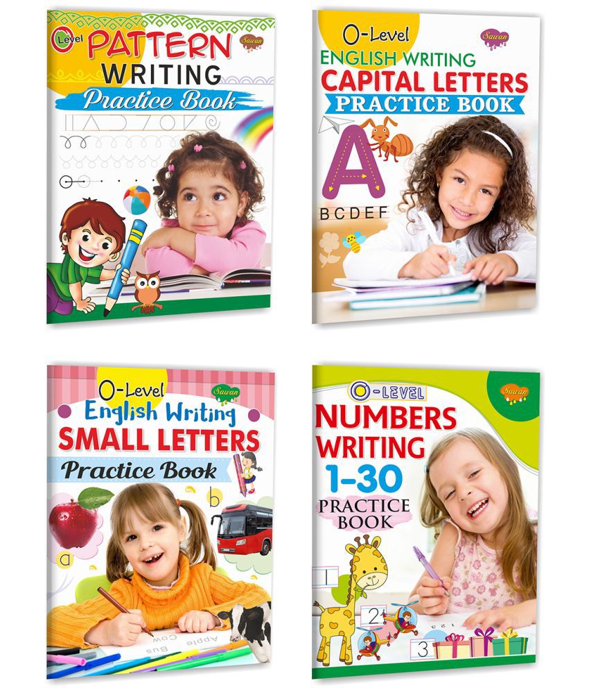     			Sawan Present Nursery Writing Practice Books | Pack of 4 Books | By Manojpublications