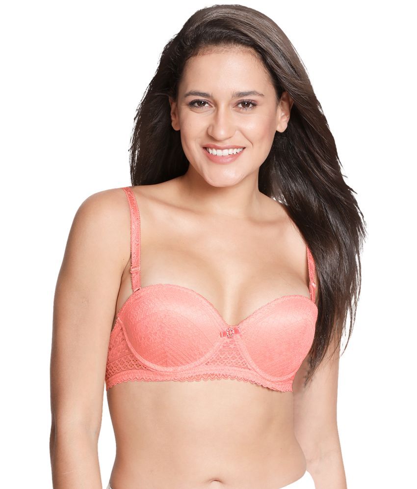     			Susie Pink Nylon Heavily Padded Women's Balconette Bra ( Pack of 1 )