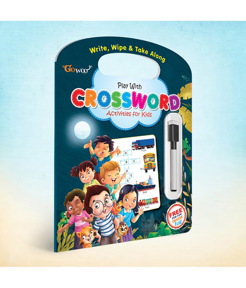     			Write, Wipe & take Along Crossword With Pen | Crossword Quest: Write & Wipe Edition