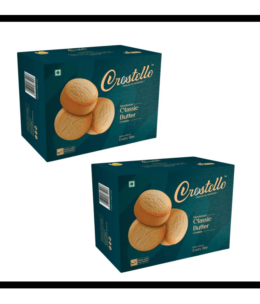     			CROSTELLO Butter Cookies 360 g Pack of 2