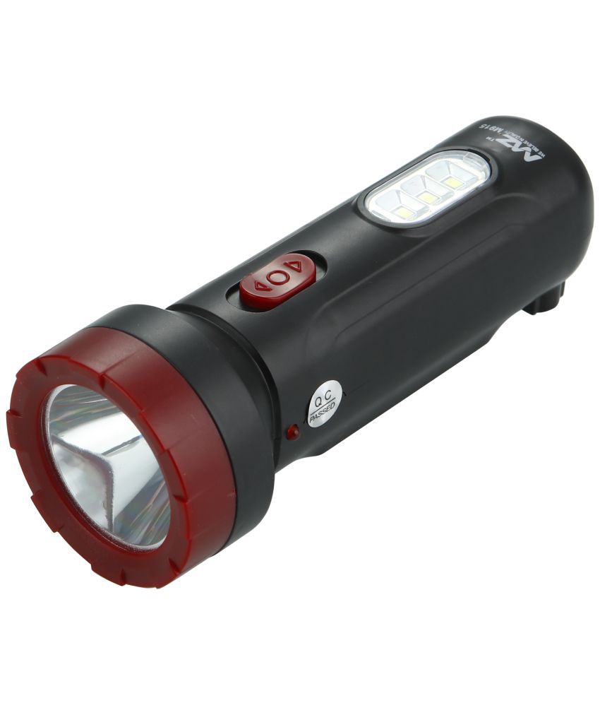     			MZ - 10W Rechargeable Flashlight Torch ( Pack of 1 )