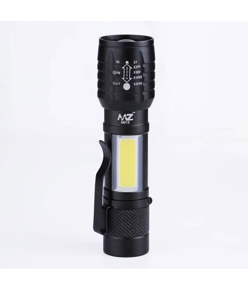     			MZ - 25W Rechargeable Flashlight Torch ( Pack of 1 )