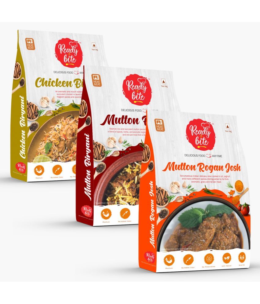     			Ready 2 Bite Just Heat & Eat Non veg   800 gm Pack of 3